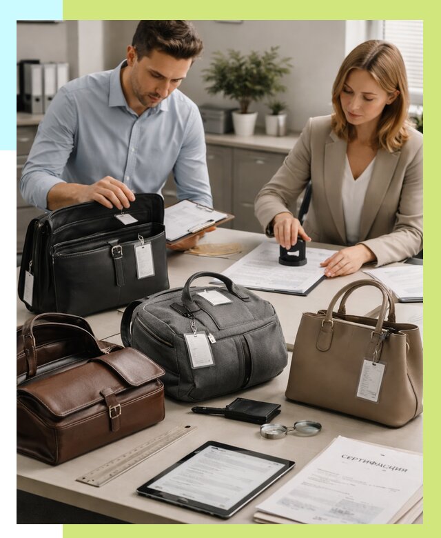 Сертификация сумок в Сафонове от 7686 руб. | Алешин-Сфн