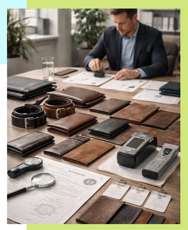 Сертификация кожаных изделий в Сафонове от 12298 р. | Алешин-Сфн