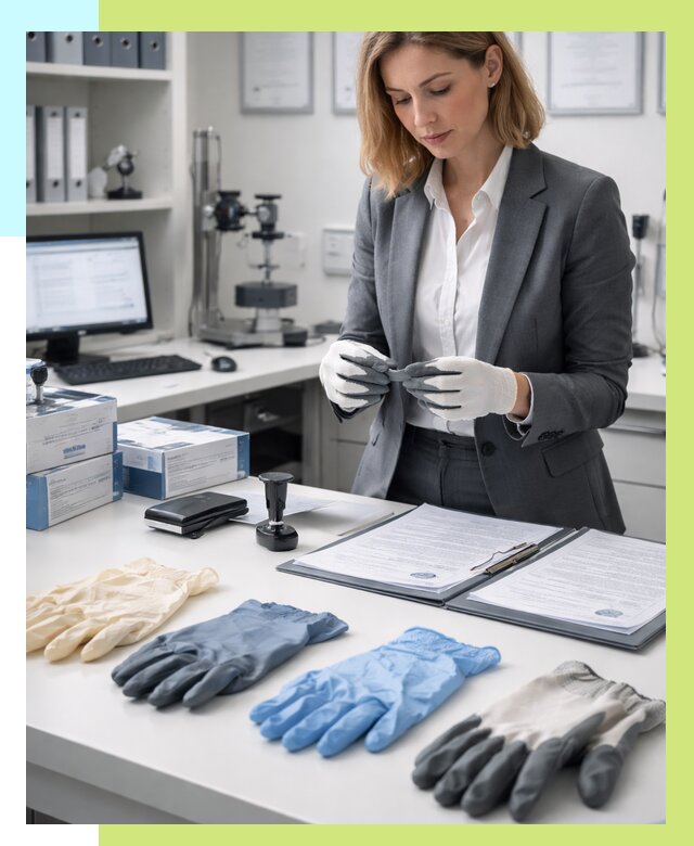 Сертификация перчаток в Сафонове от 8711 р. | Алешин-Сфн