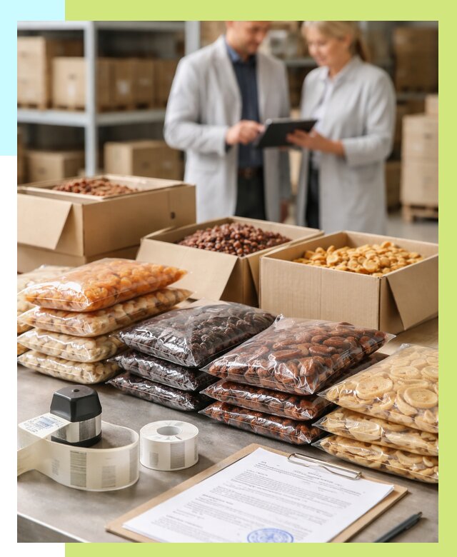 Сертификация сухофруктов в Сафонове от 12298 р. | Алешин-Сфн под ключ