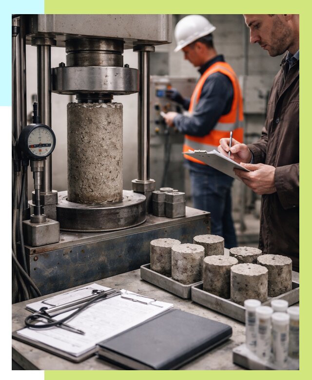 Сертификация бетона в Сафонове от 30744 р. сертификат | Алешин-Сфн