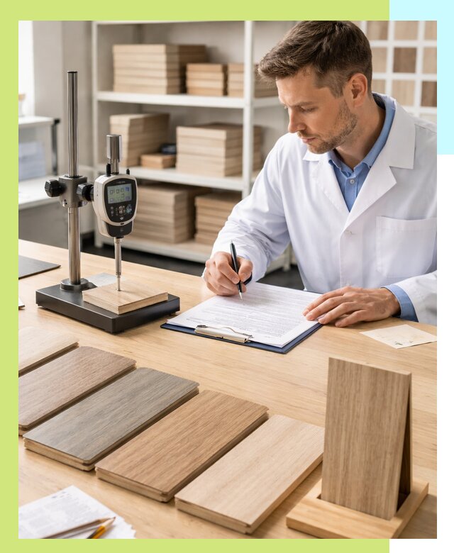 Сертификация ламината с испытаниями и оформлением документов в Сафонове