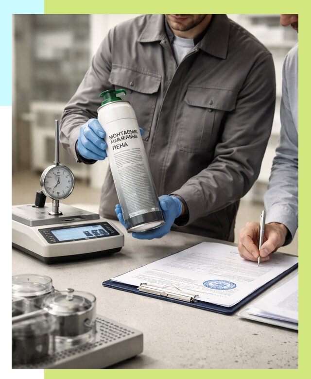 Сертификация монтажной пены в Сафонове от 15372 р. | Алешин-Сфн