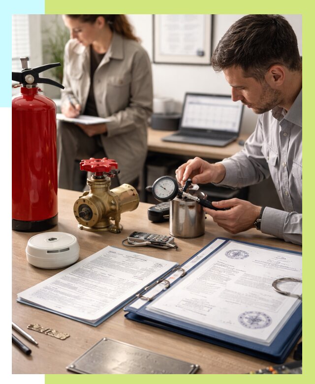 Сертификация пожарного оборудования в Сафонове от 15372 р.|Алешин-Сфн