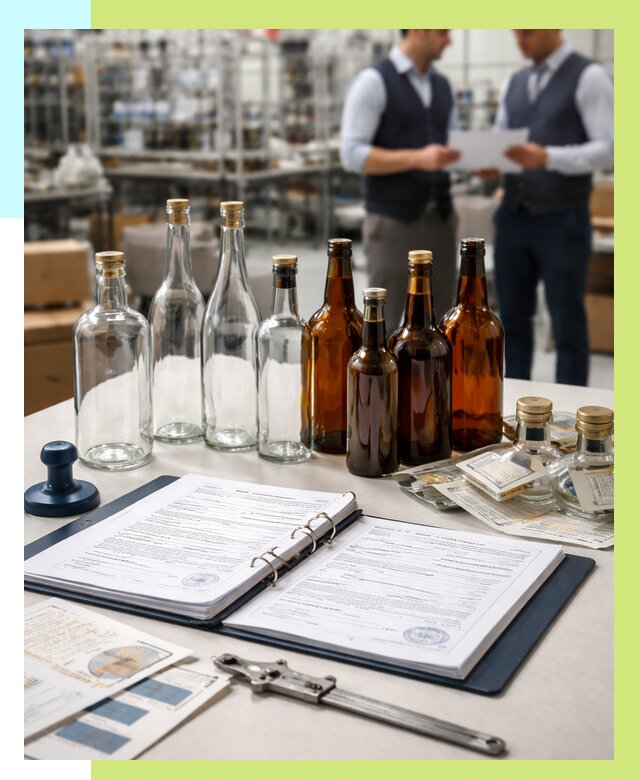 Сертификация стеклянных бутылок в Сафонове от 25620 р. | Алешин-Сфн