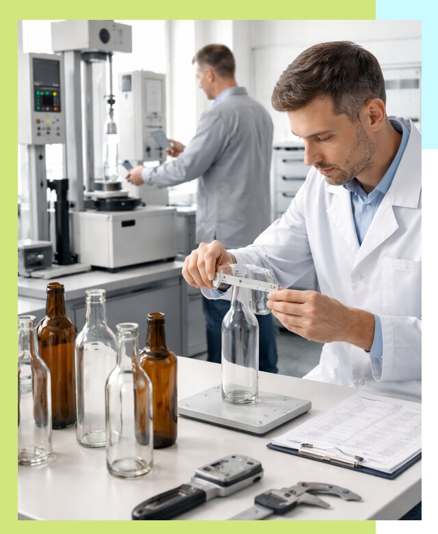 Сертификация стеклянных бутылок и сопутствующей упаковки в Сафонове