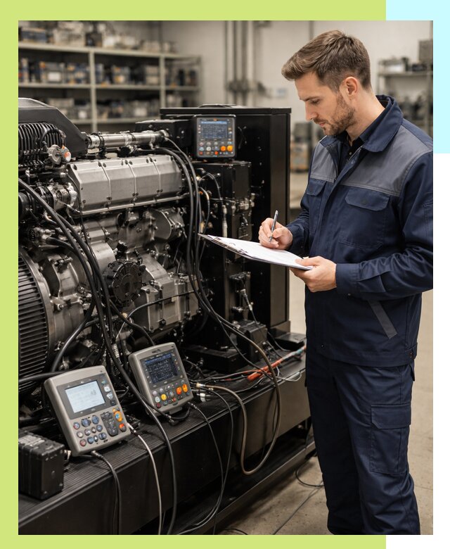 Сертификация дизельных генераторов и их оборудования в Сафонове