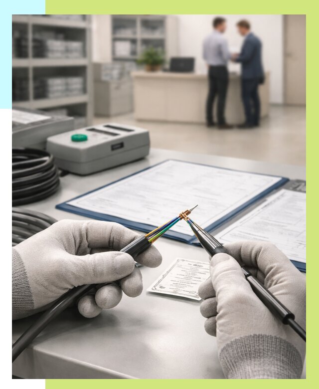 Сертификация провода в Сафонове от 18446 р. в Алешин-Сфн