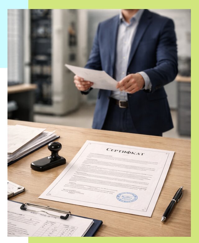 Сертификат на оборудование в Сафонове от 15372 р. | Алешин-Сфн