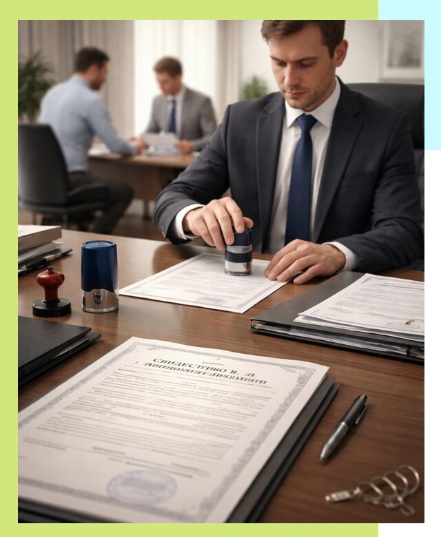 Оформление свидетельства о государственной регистрации в Сафонове