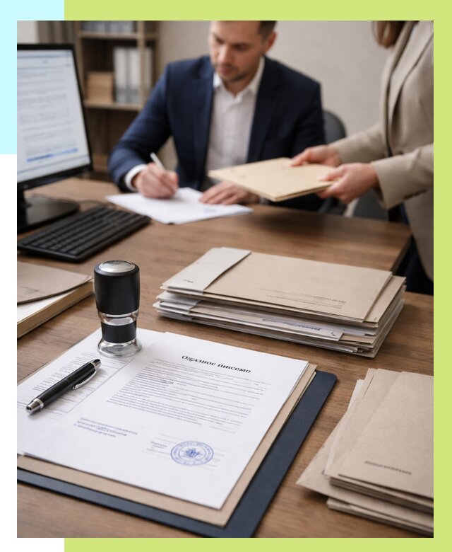 Отказное письмо для таможни в Сафонове от 3074 р, Алешин-Сфн