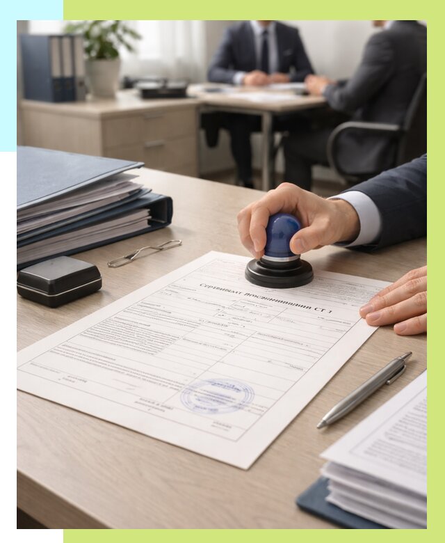 Сертификат происхождения СТ 1 в Сафонове от 4612 р. | Алешин-Сфн