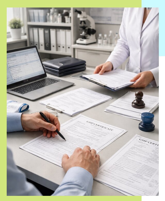 Оформление сертификата GMP в Сафонове для фармпроизводства