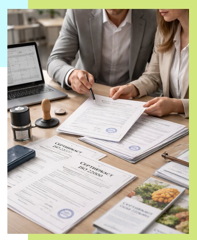 Сертификат ISO 22000 в Сафонове от 40992 р. под ключ | Алешин-Сфн