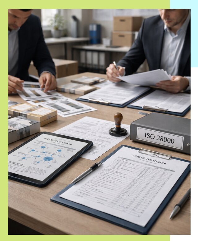 Получение сертификата ISO 28000 по безопасности цепи поставок в Сафонове