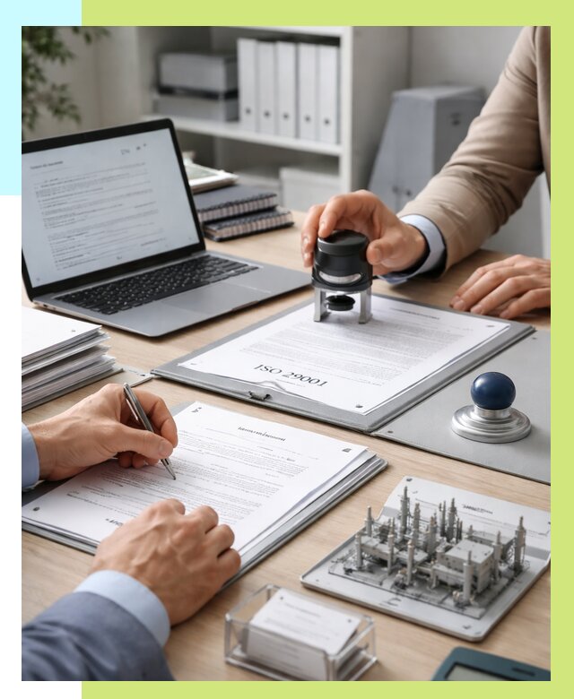 Сертификат ISO 29001 в Сафонове под ключ от 76860 р. | Алешин-Сфн