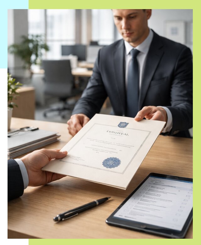 Сертификат ISO 30301 в Сафонове от 35868 р. | Алешин-Сфн - под ключ