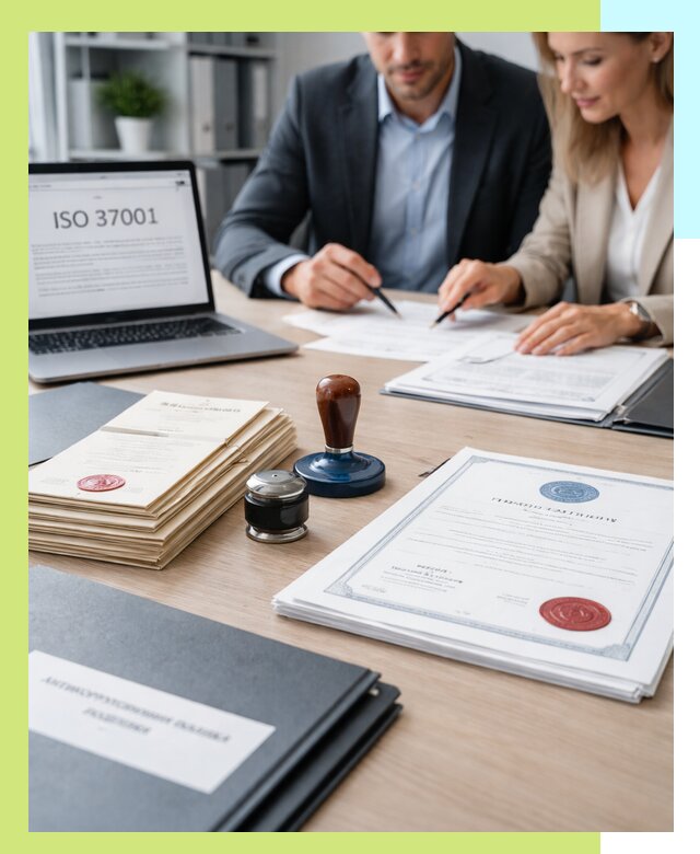 Получение сертификата ISO 37001 по системе борьбы с коррупцией в Сафонове